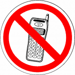 Verboden GSM bordje Verboden GSM sticker
