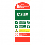 Info Blusser Schuim sticker