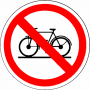 Verboden Fietsen Te Plaatsen sticker